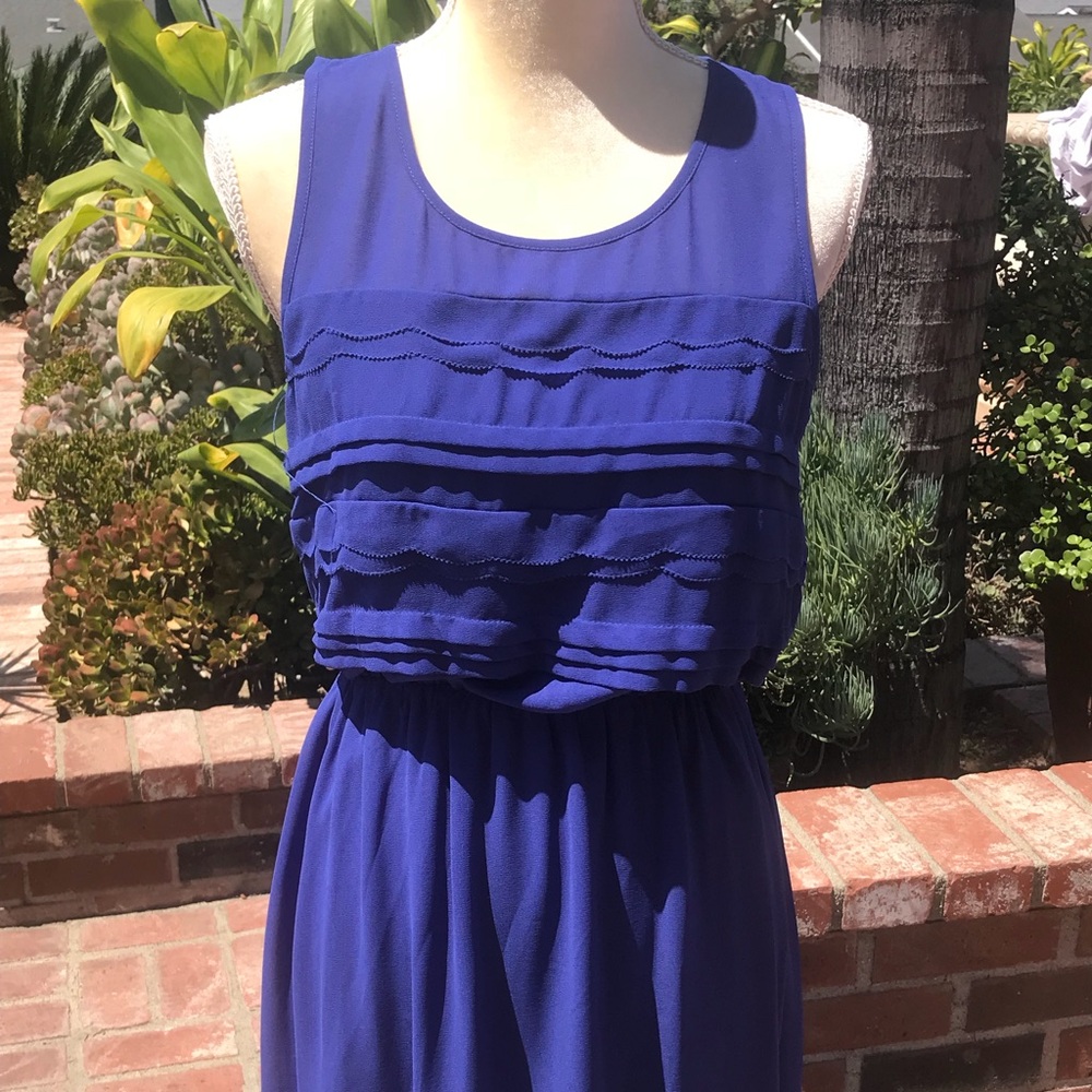 NWT Lush Royal Blue Dress